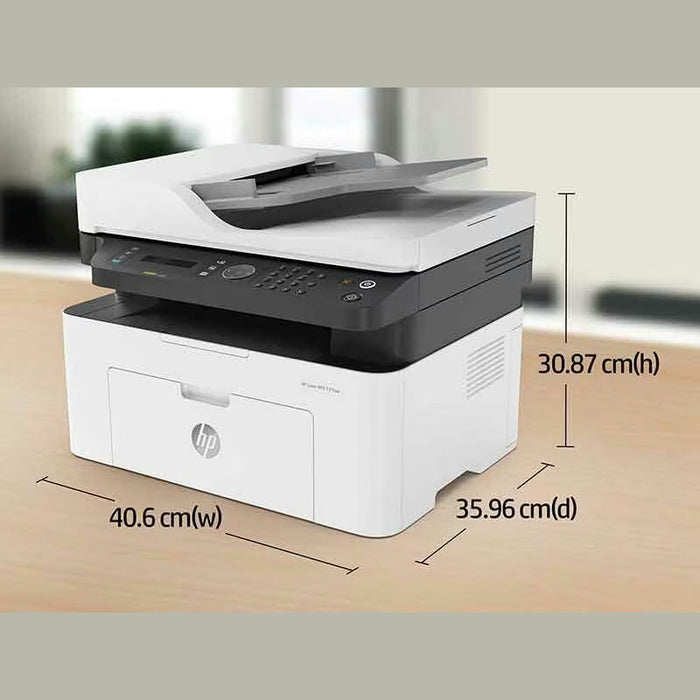 HP Laser M137fnw Printer Wireless Mono Laser All-in-One tekkas-store