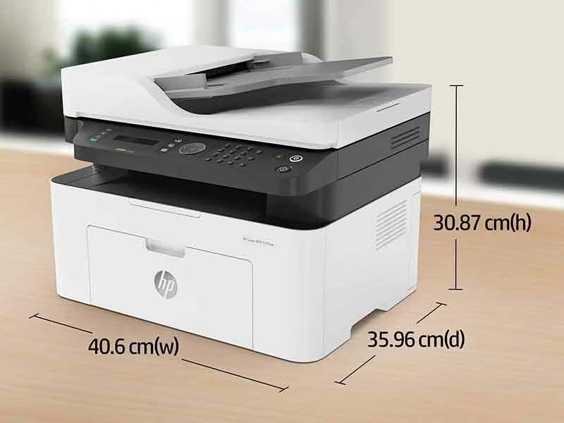 HP Laser M137fnw Printer Wireless Mono Laser All-in-One tekkas-store
