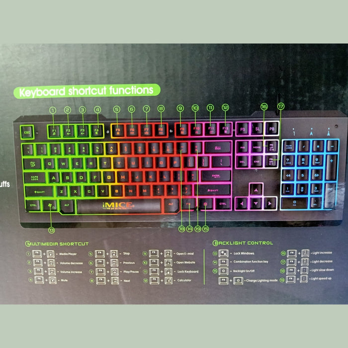 Havit Multi-function Backlit Keyboard tekkas-store