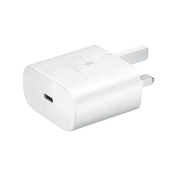 Samsung - 25W Super Fast Charging Travel Adapter USB-C Samsung Samsung Accessories White Tekkas_Store
